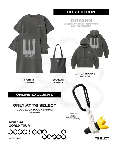 BIGBANG COSMOS POPUP 公式 トラベルボストンバッグ 180度に開く