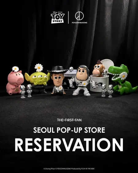 PEACEMINUSONE x Toy Story: Seongsu Pop-up Opens July 1st, Pre